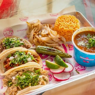 Taco Plate Rice & Beans