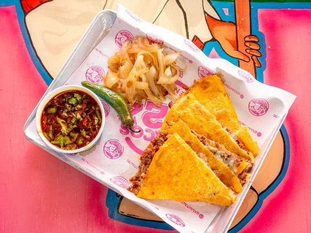 Quesa-Birria Quesadilla.