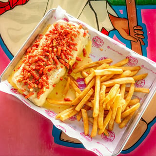 Hot Cheetos & Cheese Burrito